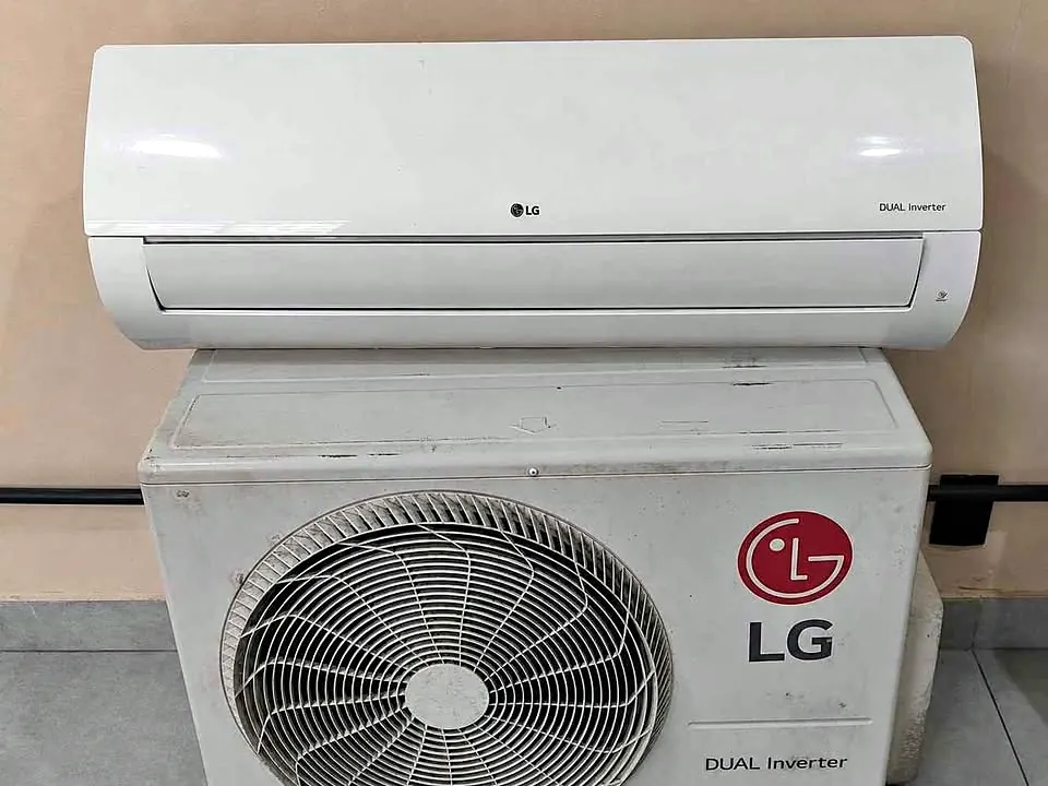 Ar-condicionado split LG instalado com circuito elétrico exclusivo