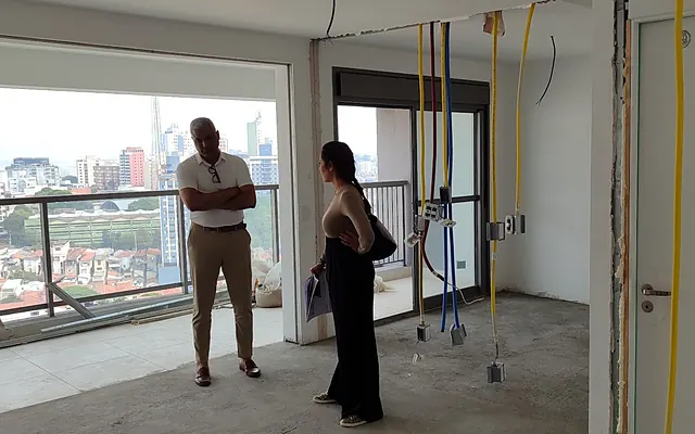 Troca de fiação na Zona Norte de SP — Reforma de apartamento em Santana, Zona Norte de São Paulo, com nova infraestrutura elétrica